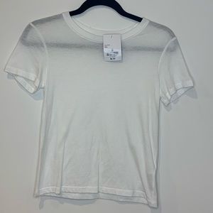 White Short-Sleeved Tee (with tag)